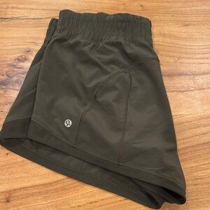 lululemon athletica Olive Green Athletic Shorts